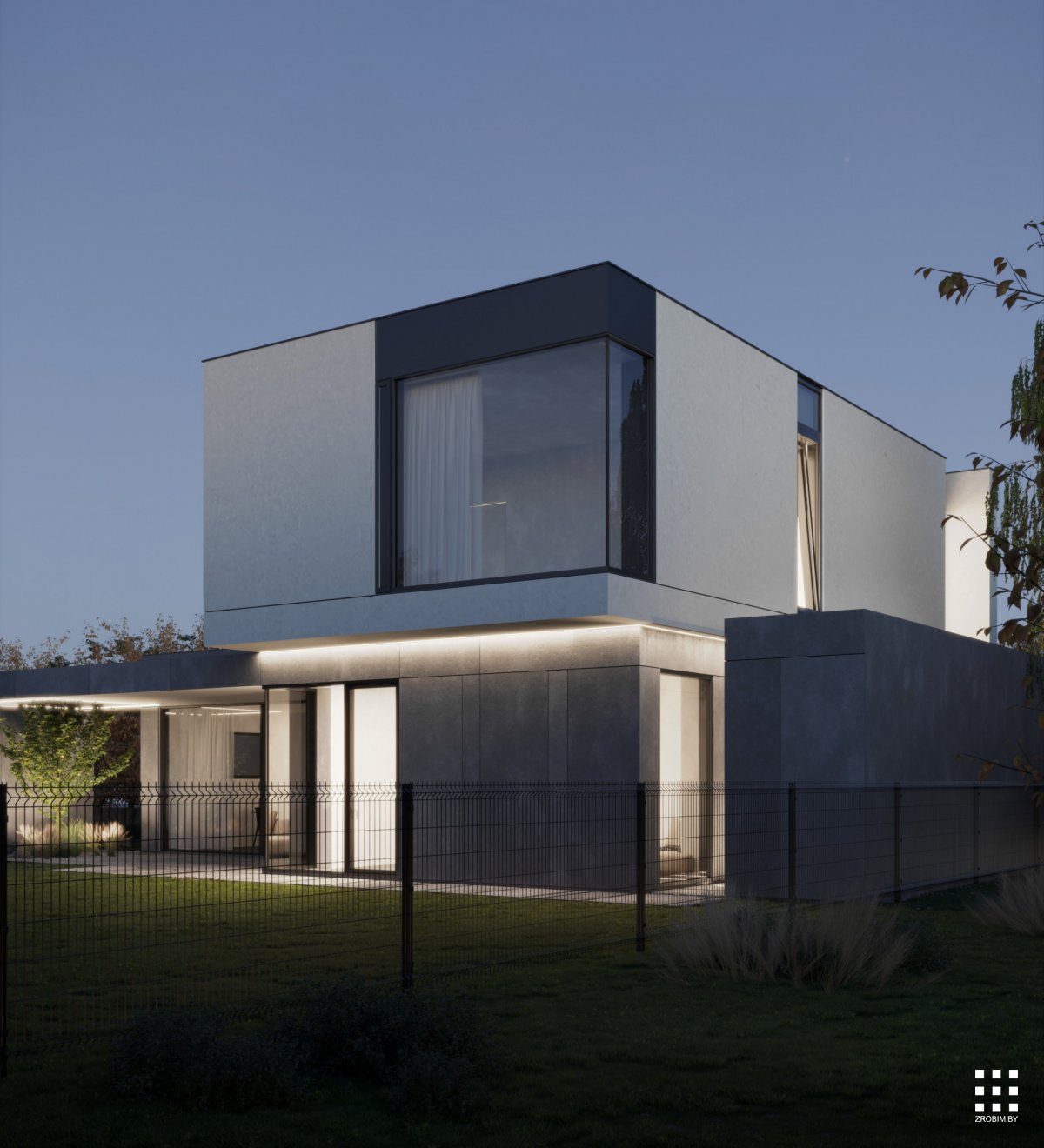 Архитектурный проект GRAPHIC HOUSE от «ZROBIM architects»