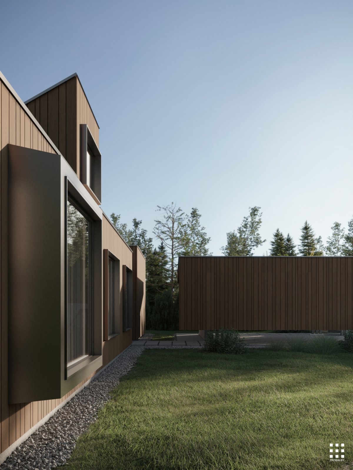 Architectural project SPLITTING HOUSE from «ZROBIM architects»