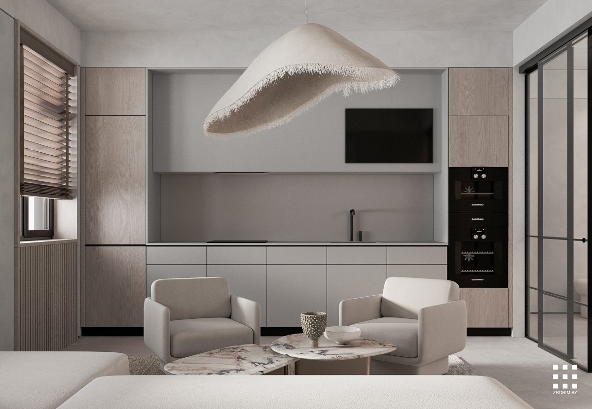 Дизайн квартиры MF APARTMENT от «ZROBIM architects»