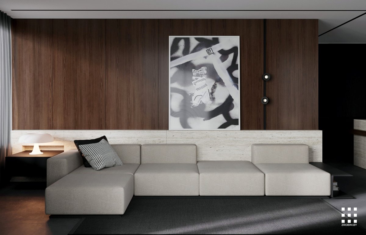 Дизайн квартиры ASATIANI APARTMENT от «ZROBIM architects»