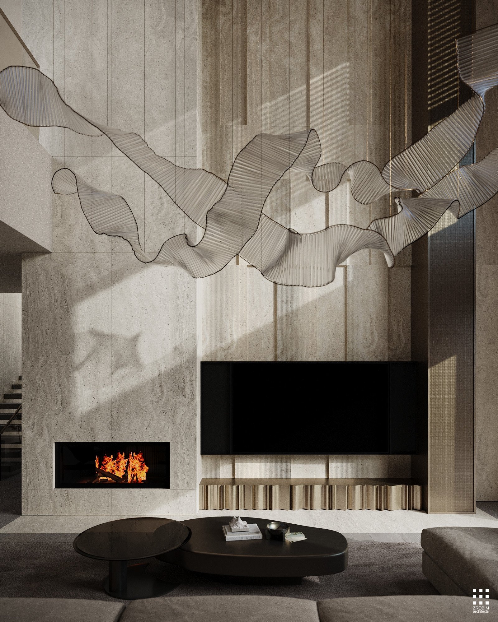 Дизайн дома AETHER HOUSE INTERIOR от «ZROBIM architects»