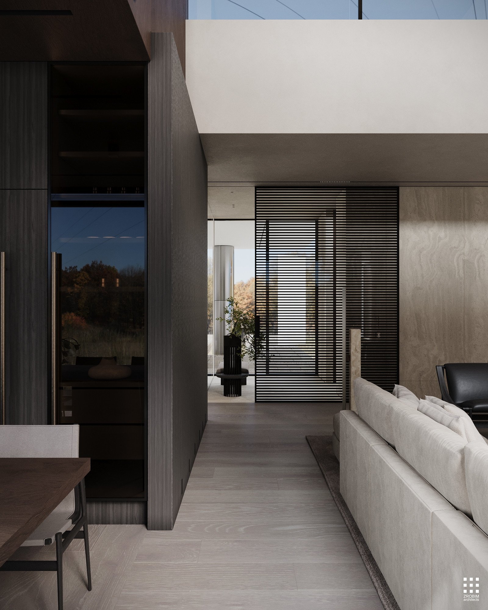 Дизайн дома AETHER HOUSE INTERIOR от «ZROBIM architects»