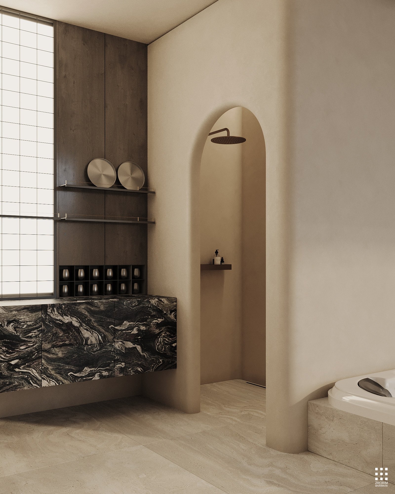 Дизайн дома AETHER HOUSE INTERIOR от «ZROBIM architects»