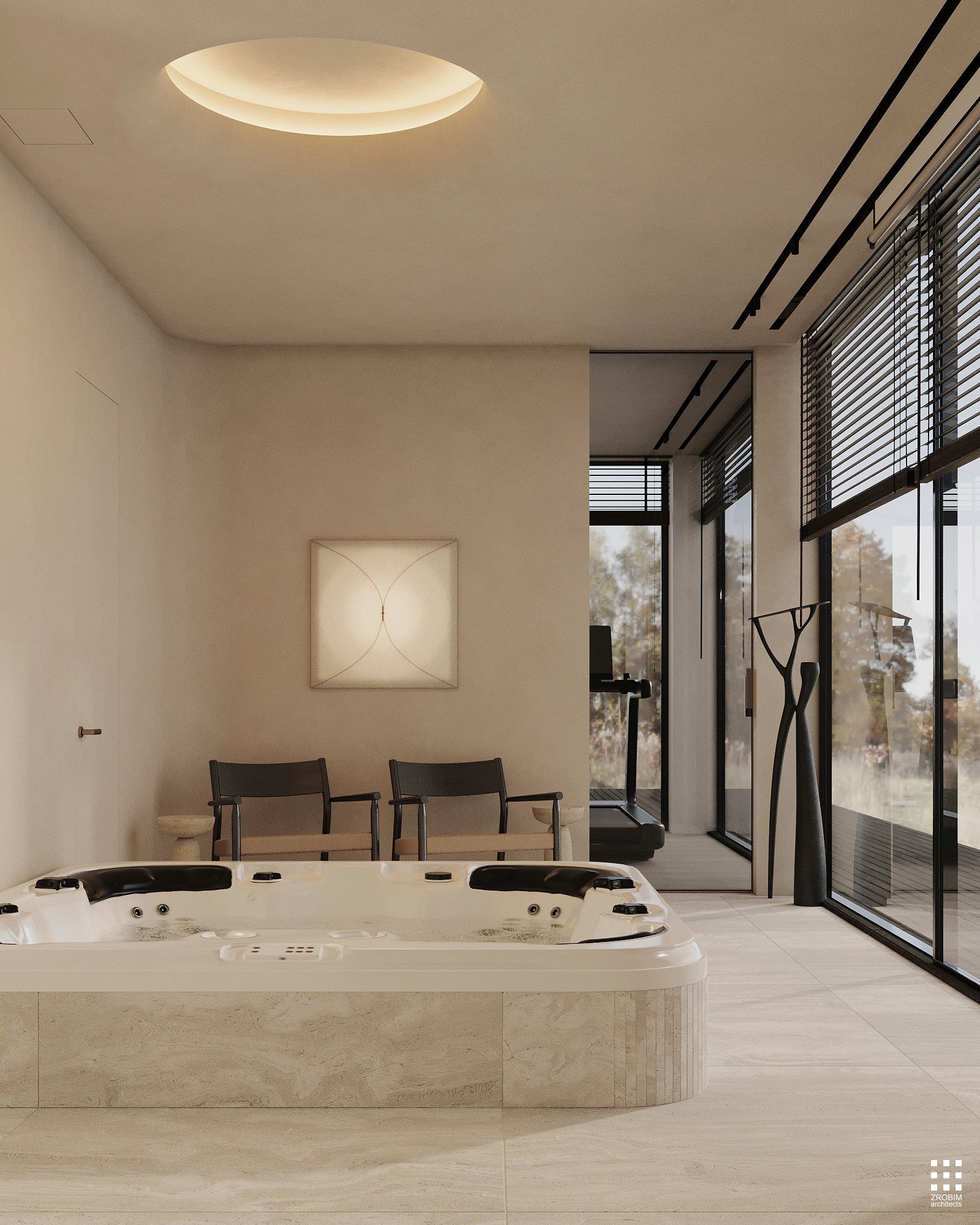 Дизайн дома AETHER HOUSE INTERIOR от «ZROBIM architects»