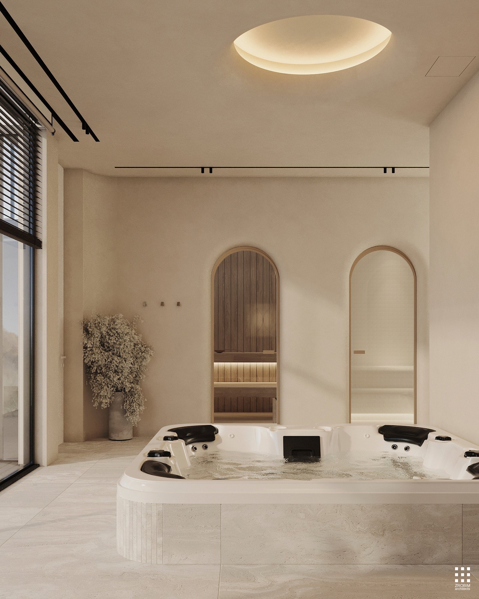 Дизайн дома AETHER HOUSE INTERIOR от «ZROBIM architects»