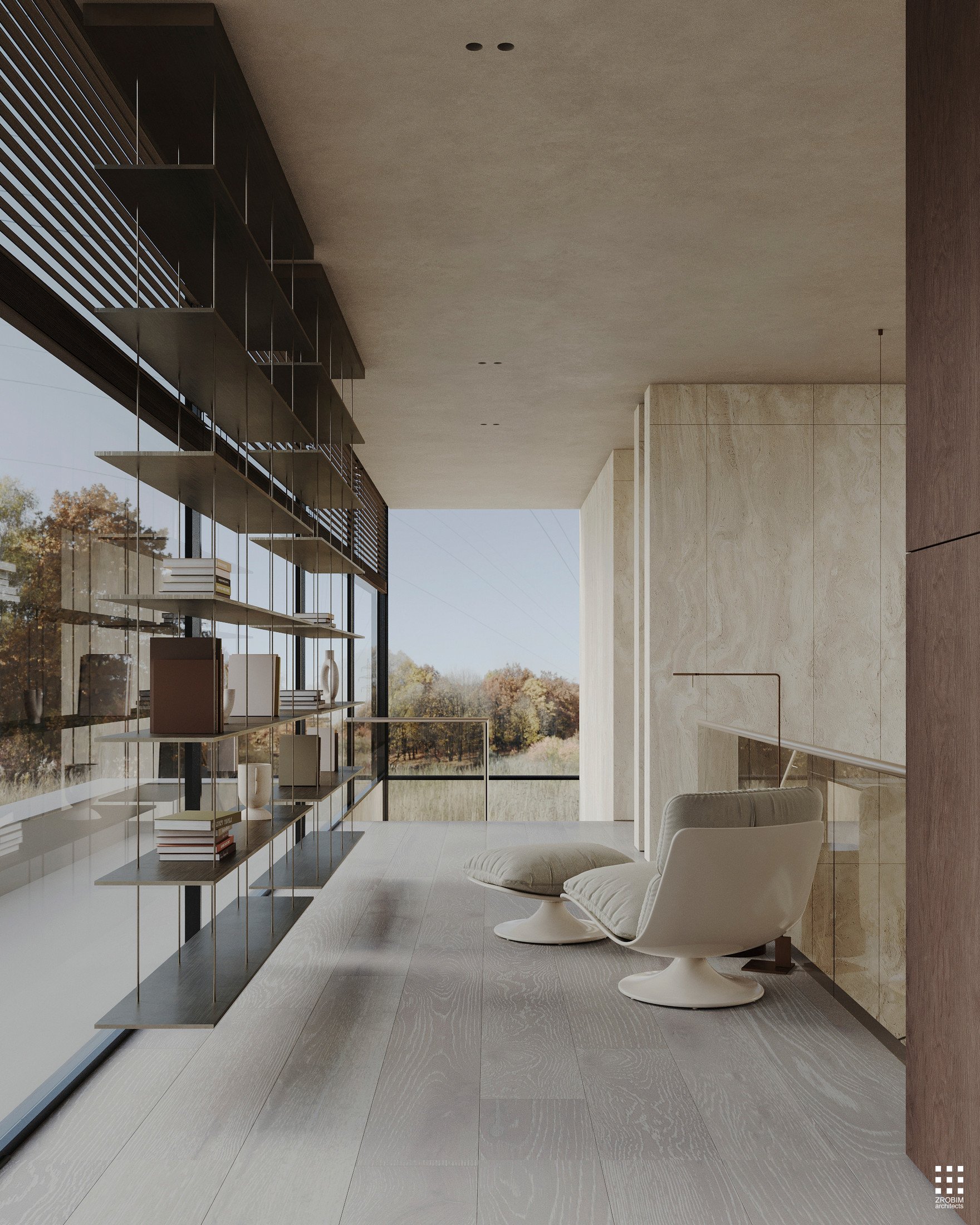 Дизайн дома AETHER HOUSE INTERIOR от «ZROBIM architects»