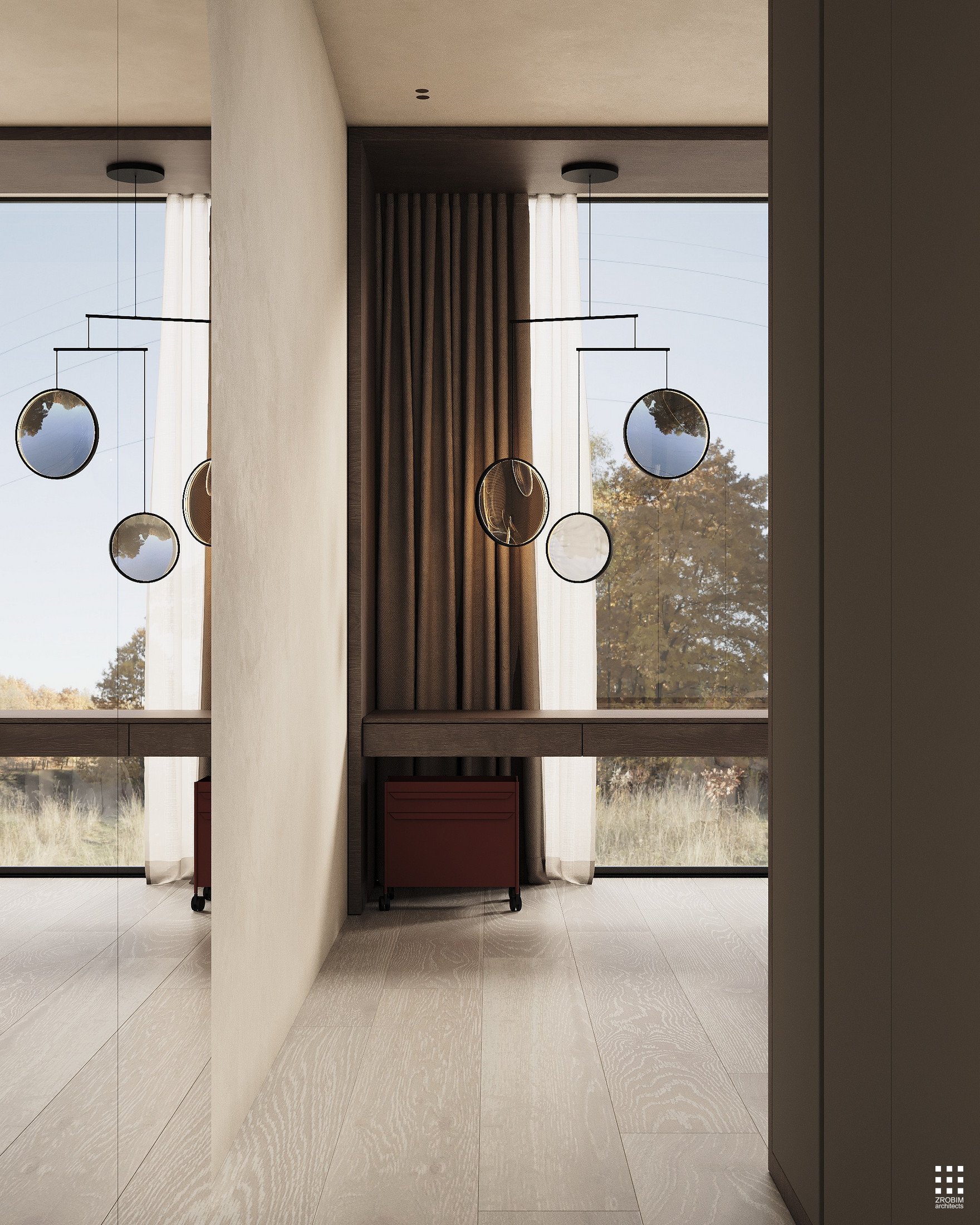 Дизайн дома AETHER HOUSE INTERIOR от «ZROBIM architects»