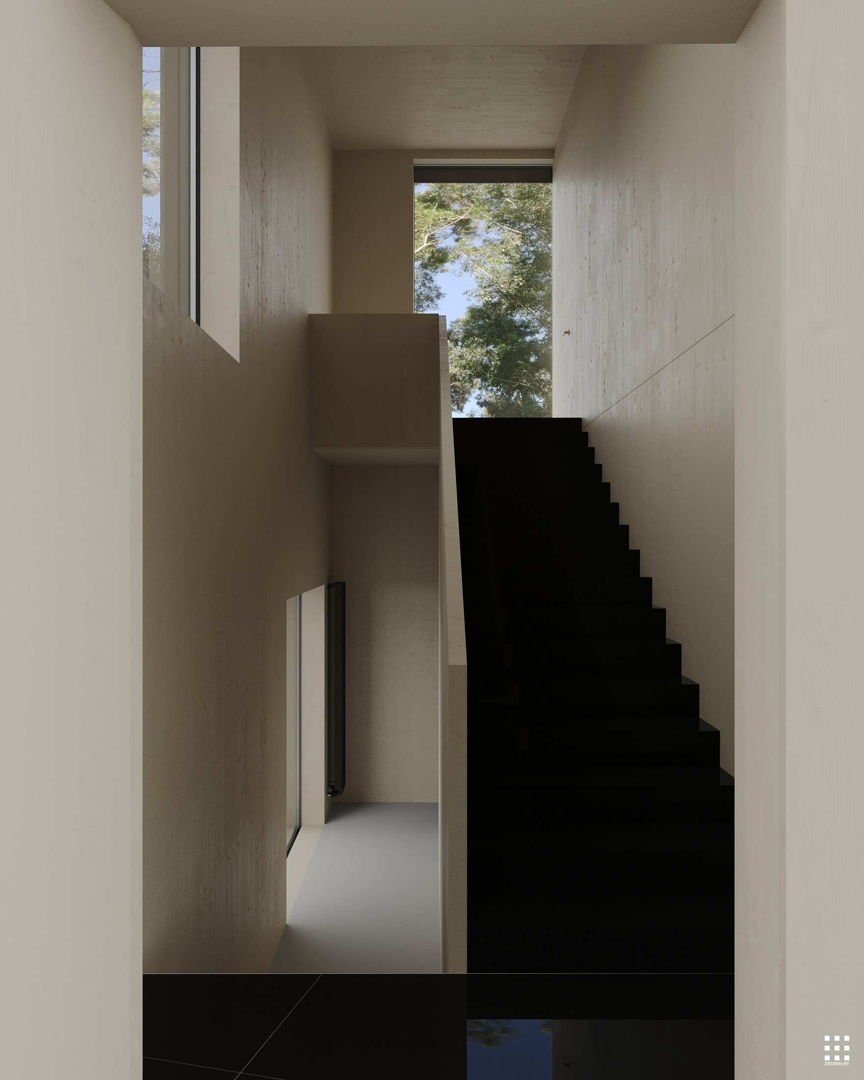 Дизайн дома FOREST GRID INTERIOR от «ZROBIM architects»