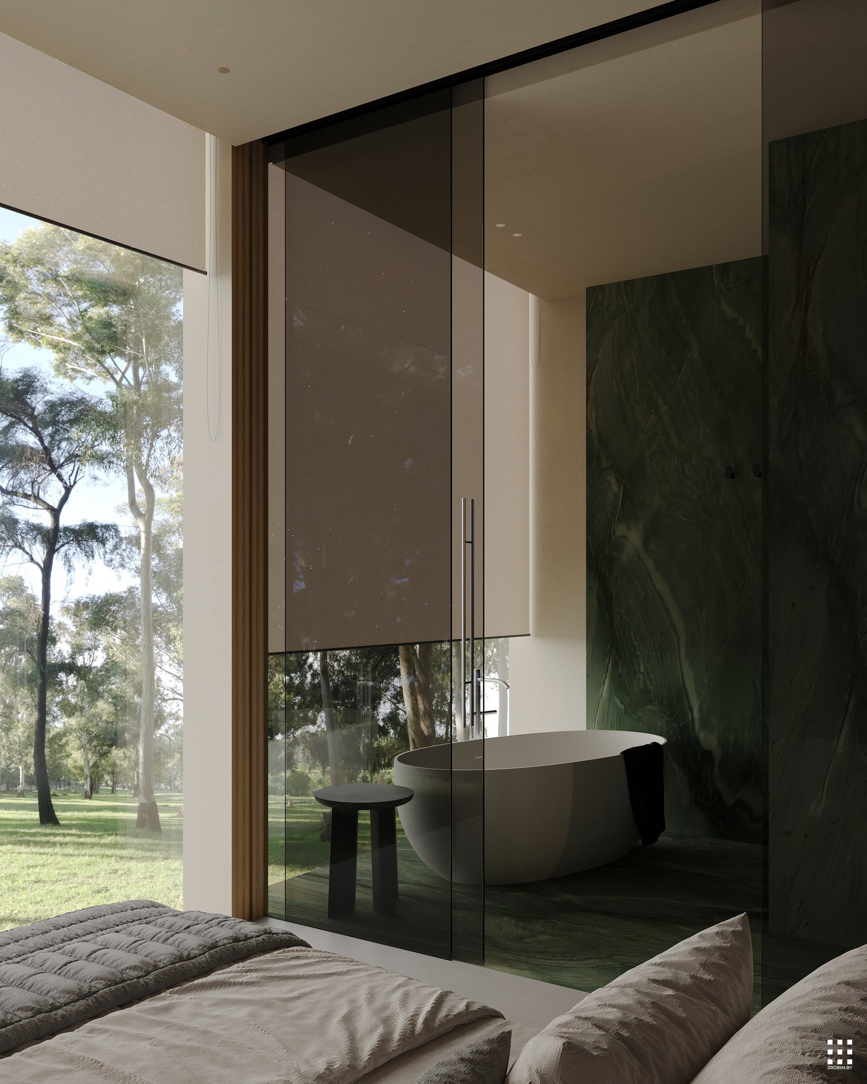 Дизайн дома FOREST GRID INTERIOR от «ZROBIM architects»