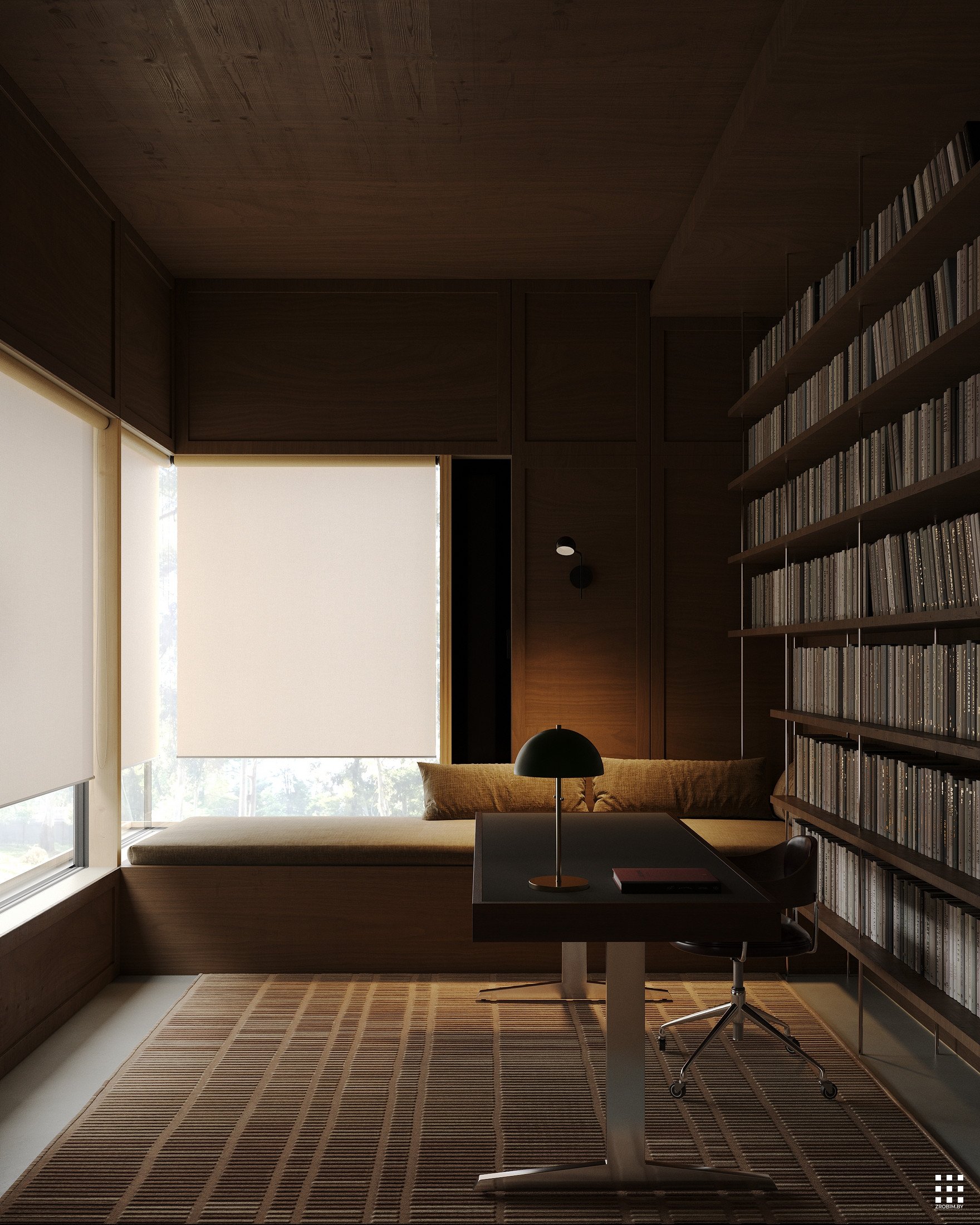 Дизайн дома FOREST GRID INTERIOR от «ZROBIM architects»