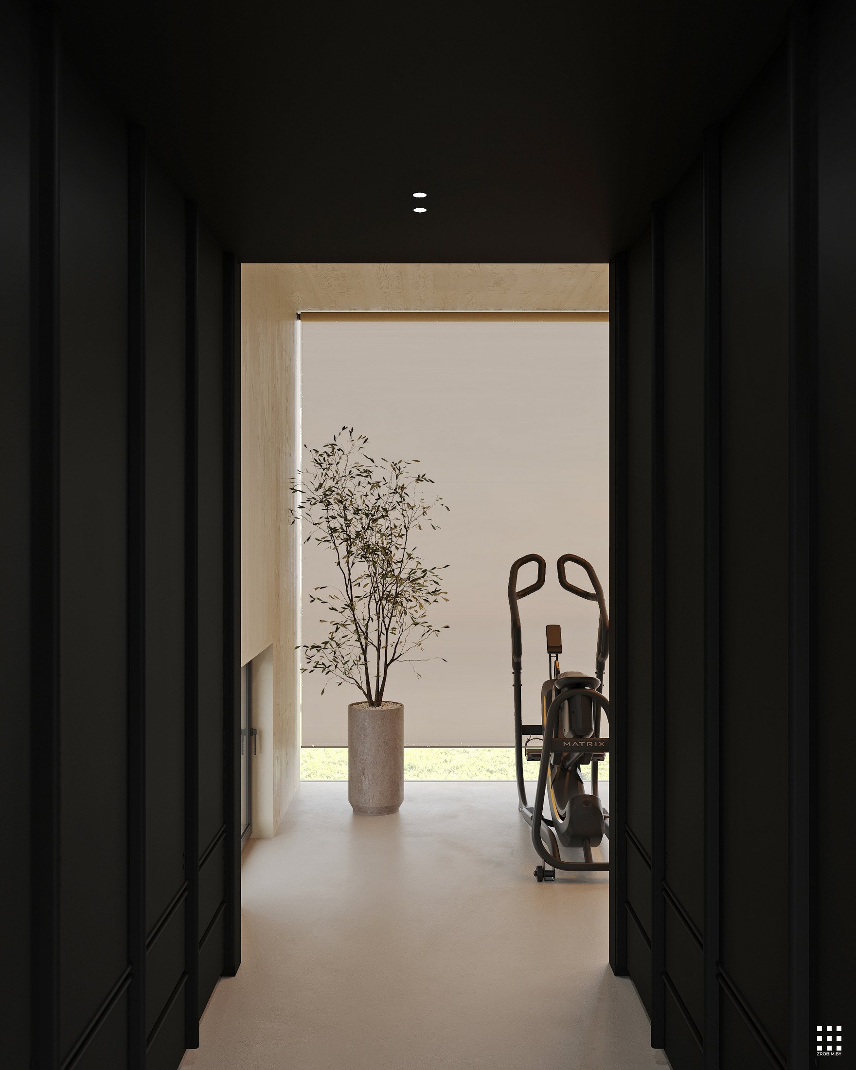 Дизайн дома FOREST GRID INTERIOR от «ZROBIM architects»