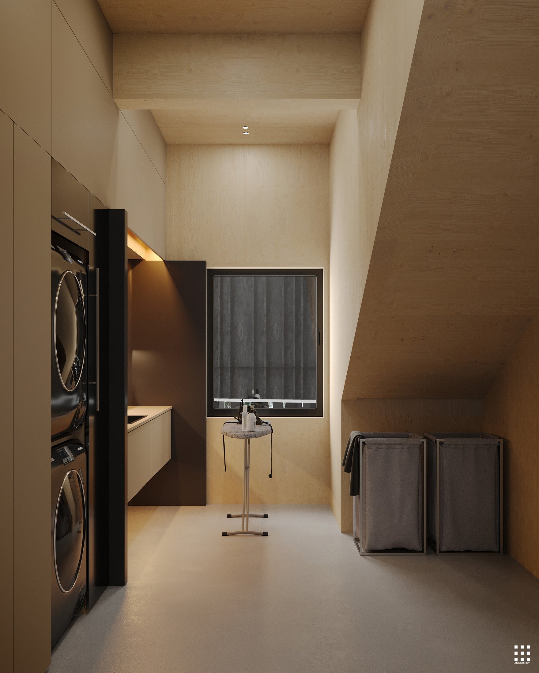 Дизайн дома FOREST GRID INTERIOR от «ZROBIM architects»