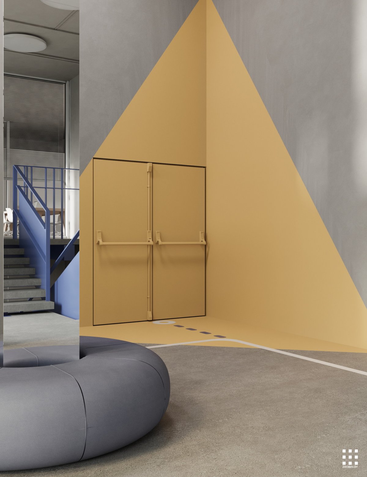 Дизайн пространства Center of children's creativity от «ZROBIM architects»