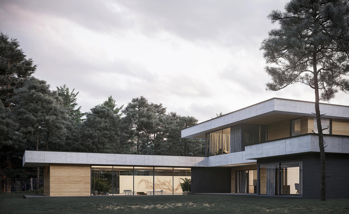 Архитектурный проект Yasnaya Polyana house от «ZROBIM architects»