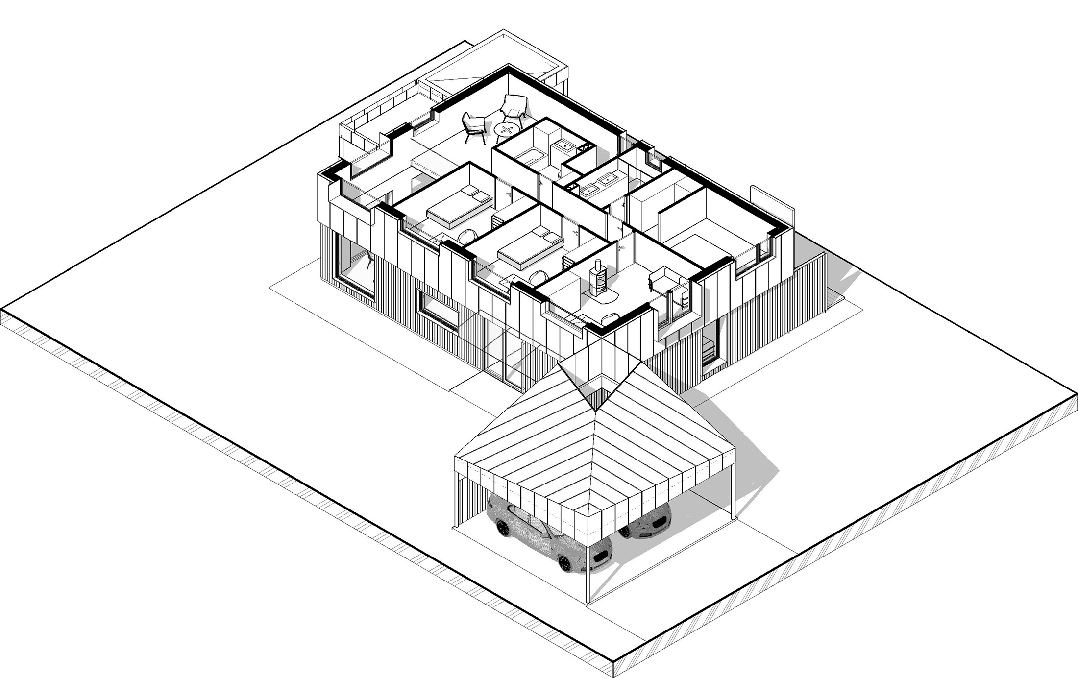 Архитектурный проект SPLINTER HOUSE от «ZROBIM architects»